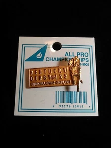 KENTUCKY DERBY 123 PIN,DESIGN #2,1997,HORSE RACING,MINT,NEVER WORN - Picture 1 of 3
