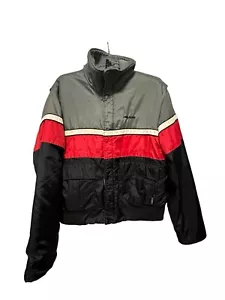 Abrigo Chaqueta Moto de Nieve Vintage Años 80 Polaris Gris Rojo Y Negro Para Hombre 2X - Imagen 1 de 7