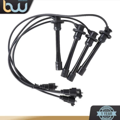 4 piezas cables bujía cable negro para Toyota Tacoma 1998-2000 1997-2001 4Runner Foto 1 de 4