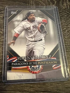 2022 Topps Update MANNY RAMIREZ 153/299 Black Paragons of the Postseason PP-11 - Picture 1 of 2