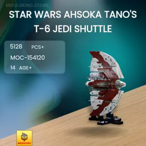 MOC Factory 154120 Star Wars Ahsoka Tano’s T-6 Jedi Shuttle mit 5128 Teilen - Bild 1 von 8