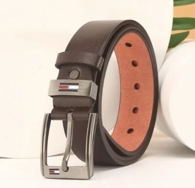 Tommy Hilfiger men's belt Coffee 120 cm