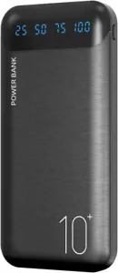 10000mAh Power Bank Slim Charger 2 2.4A Outputs USB-C In/Out Compatible with - Picture 1 of 6