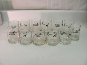 Johnny Hart Comic Strip BC Caveman Vintage Pinched Highball Glasses 3.5" Tall - Picture 1 of 12