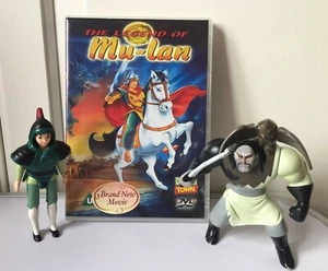 Dream Town DVD The Legend of Mu-Lan McDonalds Shan Yu Figure Mulan Armoured VGC - Picture 1 of 7