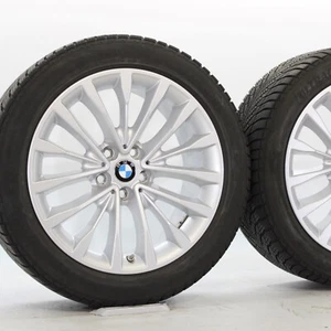 Original BMW 5er G30 G31 Winterräder 18 Zoll 632 W-Speiche 5,5/6,5mm DOT17 - Bild 1 von 6