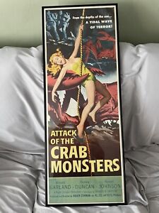 Attack Of The Crab Monsters  Original Movie Poster Insert 1957