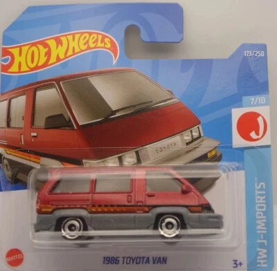 Hot Wheels 1986 Toyota Van HW J-Imports 7/10 2022 173/250 HCT15-M521 - Imagen 1 de 4