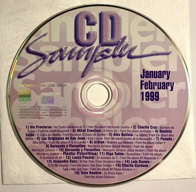 Various Latin Artist** - CD Sampler Jan., Feb. 1999 (CD, Compilation, Promo) - Image 1 of 2