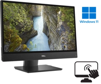 DELL OPTIPLEX 5260 AIO TOUCH INTEL CORE i5-8600 3.1GHZ 8GB 256GB SSD WIN11 PRO - image 1 of 3
