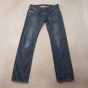 Jeans Diesel Uomo 30x32 Blu Belther 0088Z Regular Slim Denim Conico W30 L32 - Foto 1 di 13