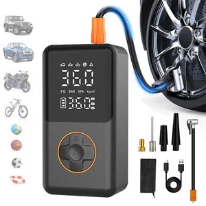 Tire Inflator Portable Air Compressor - Cordless Air Pump for Car Tires - 150PSI - Picture 1 of 9