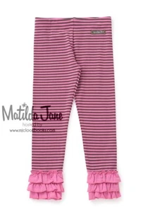 NWT Size 4 Matilda Jane Girl's Make Believe Friendly Mime Leggings - Picture 1 of 6