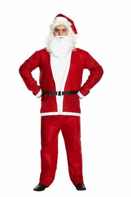 Disfraz de Papá Noel Traje Adulto Papá Noel Vestido Elegante Para Hombre Traje de Navidad Foto 1 de 4