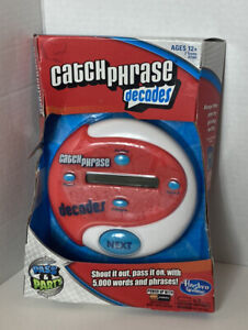 Catch Phrase Decades Edition Electronic Handheld Party Game Red White