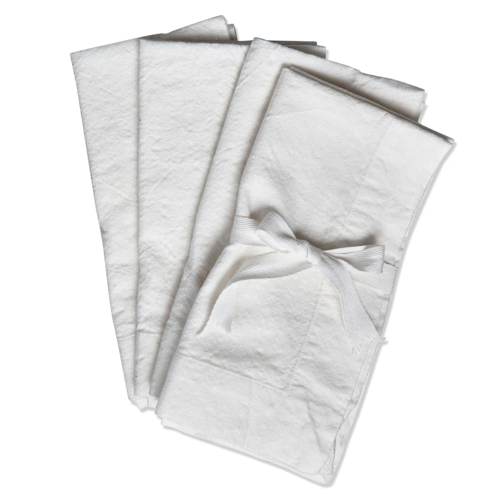 TAG Threads Slub Napkin, White - Set of 4 (G14985) - Image 1 of 1