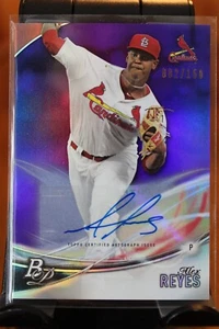 Alex Reyes 2016 Bowman Platinum Perspects púrpura automático #tpa-are 82/150 - Imagen 1 de 2