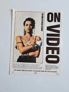 The Rise Of Neneh Cherry On  Video  1990 MUSIC Album ADVERT 9X12" POSTER - Picture 1 of 1