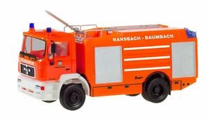 Herpa 094528 Man M 90 Fire Tender "Ransbach Baumbach" escala HO/OO - Imagen 1 de 1
