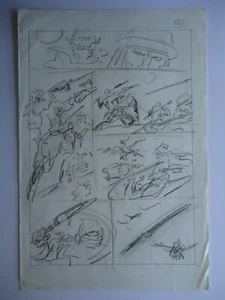 JOHN BUSCEMA PRELIMENARY ART DRAWING SAVAGE SWORD OF CONAN # 204 Pg. 4 IMHOTEP - Picture 1 of 10