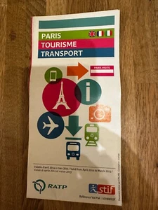 Paris - France - Fold Out Map - Street and Local Area - Picture 1 of 2