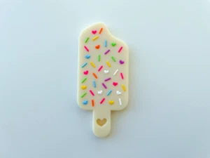 New Sprinkle Ice Cream Silicone Baby Teether, Cute Teething Toy Baby Shower Gift - Picture 1 of 3