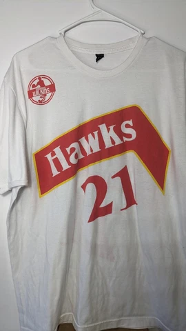 Vtg  Dominique Wilkins Atlanta Hawks Shirt  Sz Xl Cover
