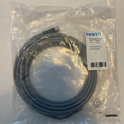 FESTO NEBU-M8G3-K-5-LE3, 541334 Serie CN13 Connecting Cable - Image 1 of 4