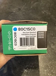 Lexmark 80C1SC0 Toner, Cyan, je 1 (LEX80C1SC0) - Bild 1 von 7