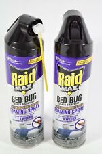 2 Raid Max Bed Bug Crack & Crevice Defense System Sprays 2 Ways 17.5 oz