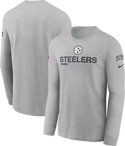 AUTHENTIC Nike Pittsburgh Steelers 2024 Salute to Service Long Sleeve T Shirt XL - Picture 1 of 4