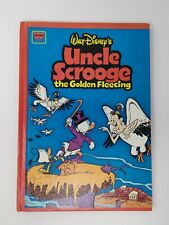 Walt Disney's Uncle Scrooge The Golden Fleecing Rare Goldencraft Hardback Vtg