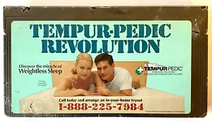 Tempur-Pedic Revolution VHS Vintage VCR Video Tape New Sealed - See Description - Picture 1 of 6