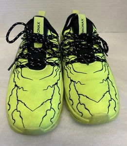 Bronax Shoes Yellow Neon & Black Size US 7M EU 40 - Picture 1 of 7