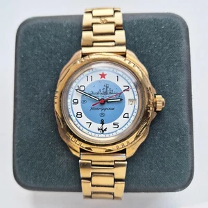 USSR Rare Watch Vostok wostok Original komandirskie 2414A CREISER MOSCOW - Picture 1 of 8