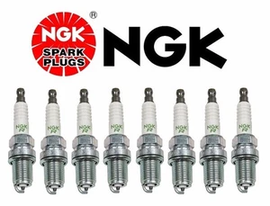 8 NGK V-Power Spark Plugs BKR7E 4644 Set of 8 NEW - Picture 1 of 1