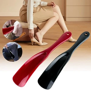Cuerno de zapato ayudante con forma de cuchara profesional flexible de plástico resistente - Imagen 1 de 17
