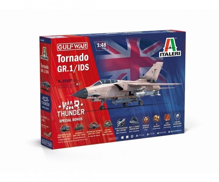 Italeri 35107 Tornado GR.1/IDS Gulf War War Thunder Edition scal