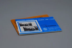 USSR Kiev 4 Camera Instruction Manual (2-Pieces) - Picture 1 of 3