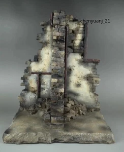 War Ruins Scene Base Figure Model Toy for 12'' Figure 1/6 Scale Resin Statue - Picture 1 of 8