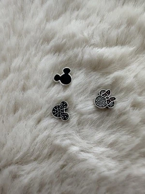 Pandora Disney Floating Locket Petite Charms Cz Minnie And Mickey, Enamel Mickey - Image 1 of 4