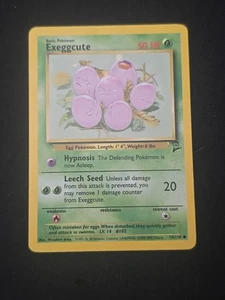 Exeggcute 074/130 Base Set 2 Regular WOTC Vintage Pokemon TCG Moderated Played  - Bild 1 von 2