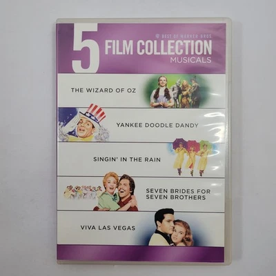 Warner Bros. 5 Film Musicals Collection (5-Disc DVD Set)  5 Great Musical movies - Image 1 of 4