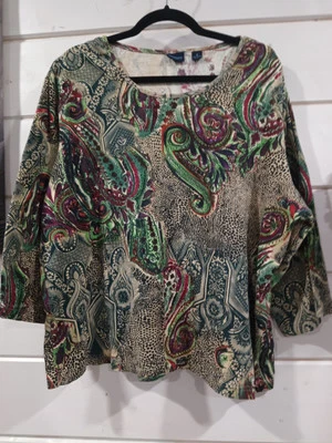 Busto de cachemira con tapa de sublimación Westbound 1X medidas 29 pulgadas en todo Foto 1 de 4