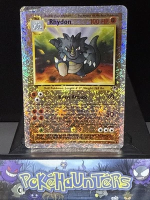 Pokemon Card Rhydon 35/110 Legendary Collection Reverse Holo Rare WOTC Played - Image 1 of 4