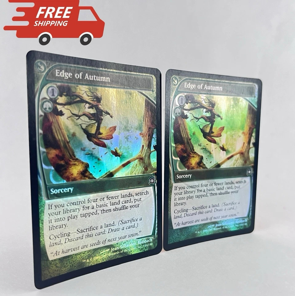 MTG Edge Of Autumn Future Sight X2 Foil Magic The Gathering TCG Cards - Image 1 of 4