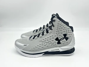 Under Armour Curry 1 RFLCT Men's Size 10 Basketball Shoes Silver 3024395-100 - Picture 1 of 10