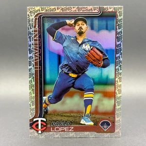 Pablo Lopez 2025 Topps Serie 2 Topps Logo Foil Fanatics #662 Minnesota Twins - Foto 1 di 1