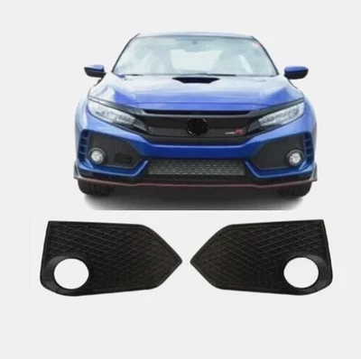 Cubierta de faros antiniebla para parachoques delantero Honda Civic Type R Hatchback 2017-2020 Foto 1 de 4