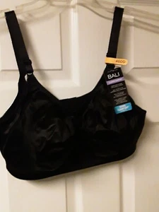 Bali 40DD Bra Classic Support Cool Comfort Fabric Fully Adjustable Straps - Picture 1 of 3